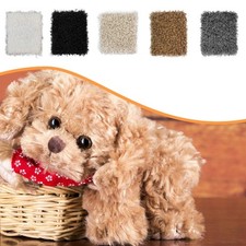 Lockiger Stoff 43x38 cm