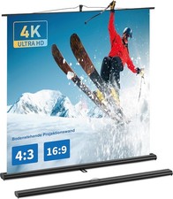 Hochziehbare Beamer Leinwand
