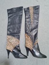 Leder Overknee Stiefel Gr.39