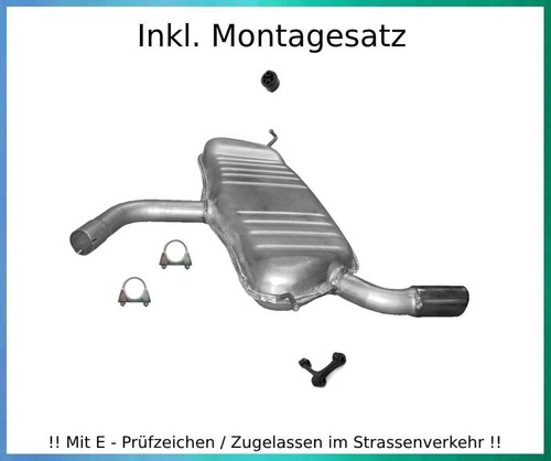 Endschalldämpfer audi - endschalldämpfer,