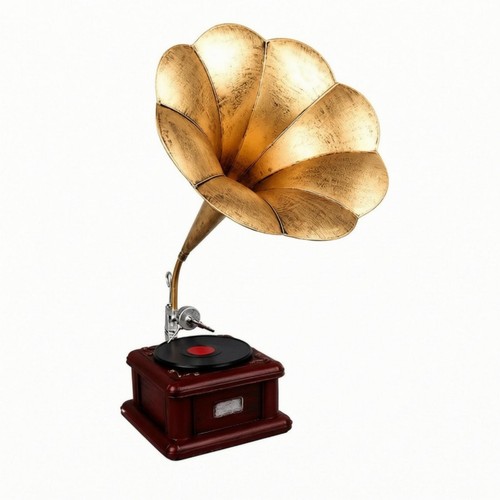 Vintage-Grammophon-Dekoration