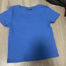 Mädchen T-Shirt Größe 146/152 Kurzarm Sommer Ungetragen Top Zustand Blau