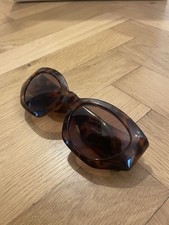 GIANNI VERSACE Sonnenbrille Sunglasses Vintage 90er Oval Braun Medusa