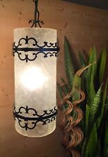 Lampe, Leuchte, struktur Glaszylinder, Gründerzeit, Bauernhaus, Landhaus, rar