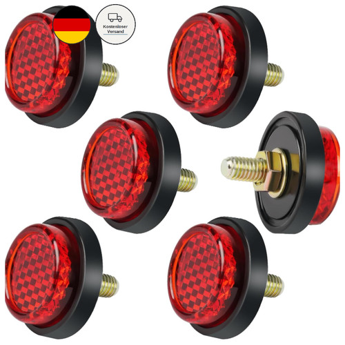 Rückstrahler rot stück - 6,