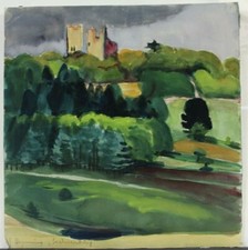  Gerda Henning Tusche Aquarell