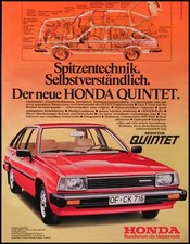 Honda Quintet, originale Werbung aus 1981
