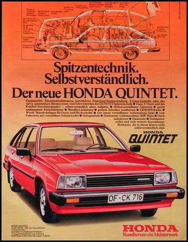 Honda quintet originale - honda, quintet,