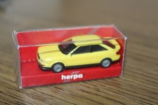 Herpa 021081 Audi (80) Coupe gelb Modellauto 1:87 in OVP