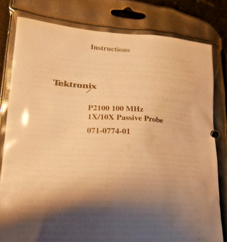 Tektronix p2100 100 - , 1x/10x