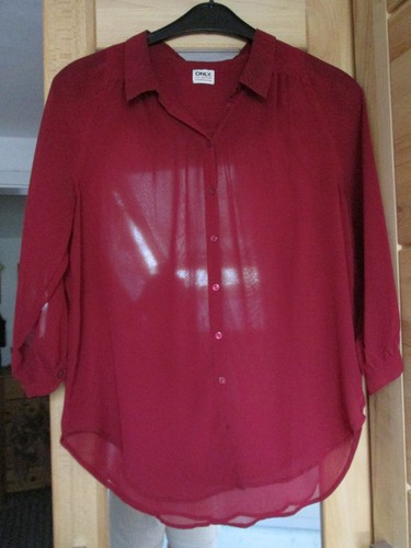 Only hemdbluse bordeaux 40 - only,