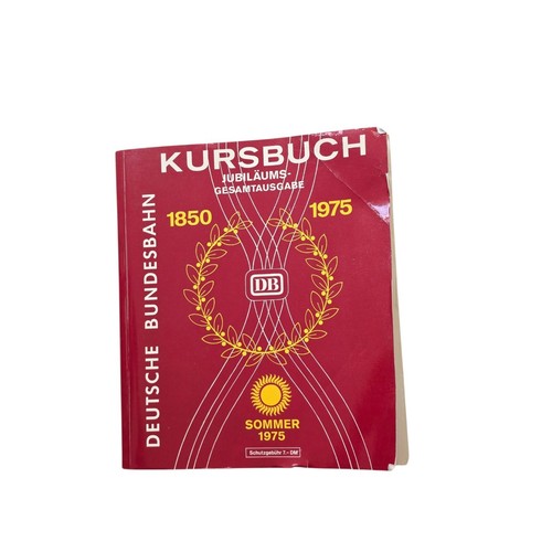 Kursbuch sommer 1975 - db,