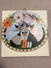 Bild, Fliese, Kachel, Deko, Katzen, Cats, Geschenk , Rosina Wachtmeister, Nr. 41