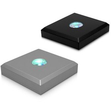 LED Leuchtsockel Untersetzer für Glas RGB LEDs im Farbwechsel mit 3x / 5x LEDs