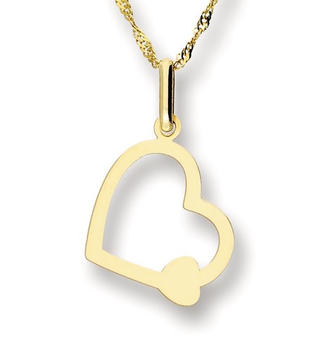Feiner 585 gold anhänger - 585,