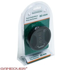 🔴 XYSTEC USB Hub 3 Port Einbau Schreib Tisch Kabel Durchführung Card Reader