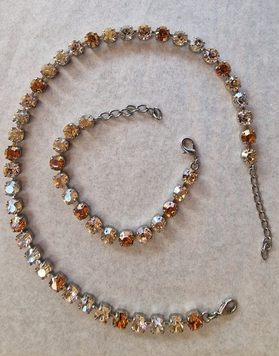 Swarovski set armband kette - armband,
