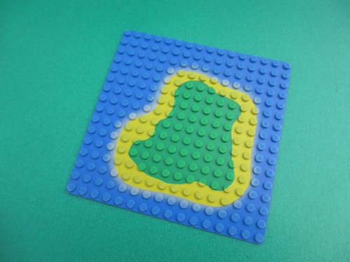 Lego piraten insel platte - insel,