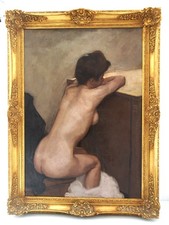 Gemälde weiblicher Rückenakt