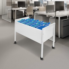 Rollbarer Aktenschrank Aktenwagen für Hängemappen Rollbarer Aktenordner 30kg max
