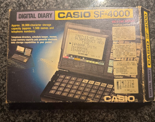 Casio digital diary tagebuch - casio,