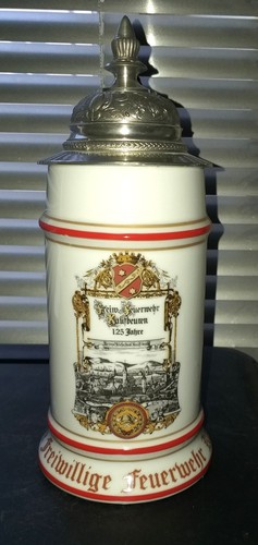 Porzellan bierkrug mit - porzellan-bierkrug,