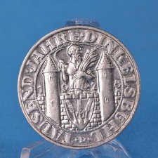 Weimarer Republik 3 Reichsmark 1928 D Dinkelsbühl Silber vz- Jaeger 334