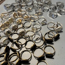 60 Ringrohlinge 12 Mm Bronze