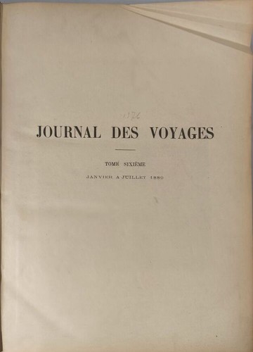 Journal des voyages - et,