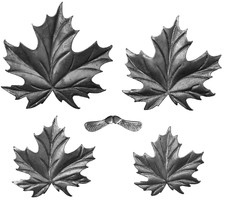 Blätt Motiv Schmiedewaren aus