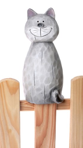 Zaunhocker katze cm aus - 22,