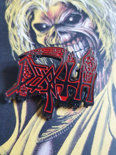 Death metal pin badge battle - pin,