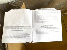 VEVOR Beistelltisch 813 x 401 x 414 mm U-förmiger Acryltisch