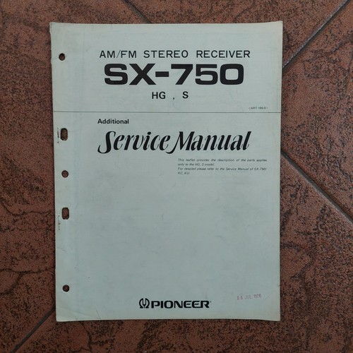 Original pioneer 750 stereo - original,