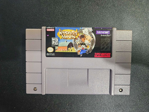Harvest moon snes cart - snes, only