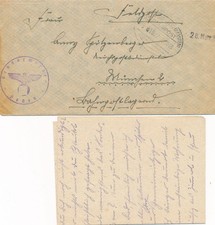 WK2 Feldpost Brief - Stempel