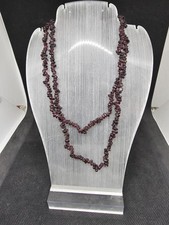 Granat Splitterkette,80cm.