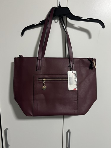 Neu handtasche shopper weinrot - neu,