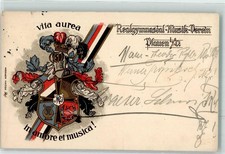 13496518 - 9900 Plauen Pennaelerwappen Vita aurea in ambre et musica