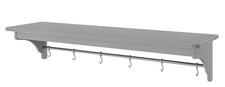 Küchen wandregal grau 120cm - küchen,