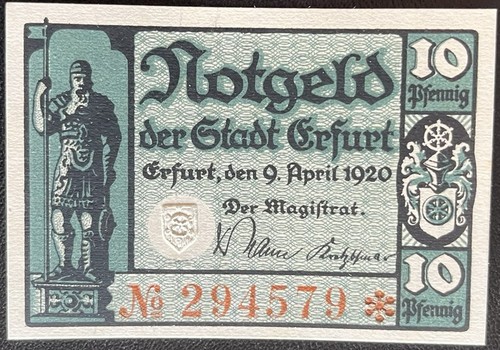 Pfennig erfurt 1920 - 10,