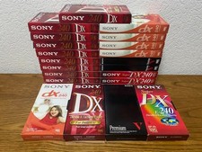 23 Videokassetten - SONY  DX 240 + Premium V - VHS