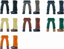 Playmobil Beine Cargohosen Hose mit Tasche Outdoor Armee Seitentasche