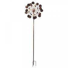 Smart Garden Windrad Venti Solarrad Solarkugel Garten Deko Solarlicht 130x38cm 