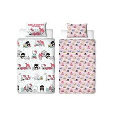 Hello Kitty Bettbezug Set Einzel Wendbar Selten Mädchen Polycotton