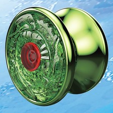 YA QI LI High Precision Metall YOYO - grün Profi JoJo Freilauf Kugellager Sup...