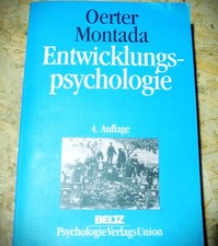 Entwicklungspsychologie Lehrbuch  Oerter/Montada 4. Auflage