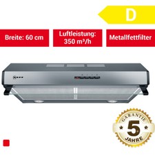 Neff DEB 1612 N Unterbau Dunstabzugshaube 60 cm Edelstahl Abzug Unterbauesse Küc