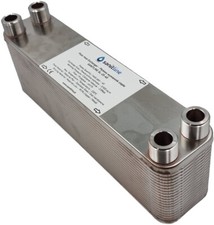 Edelstahl PlattenWärmetauscher Heizung Sanitline 50-290kW 3/4" (20)