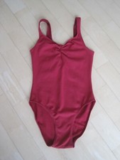 Vicard Gymnastikanzug Gr 140 Body Trainings Turnanzug Ballett Anzug Weinrot